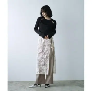 가든 레이스 래핑 스커트/CODEA