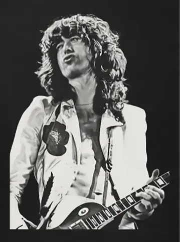 지미 페이지 티셔츠 레드 제플린 Led Zeppelin 블루스
