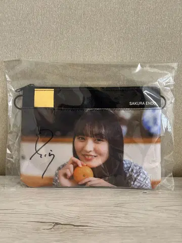 노기 페스티벌 친필 사인 포함 파우치 엔도 사쿠라