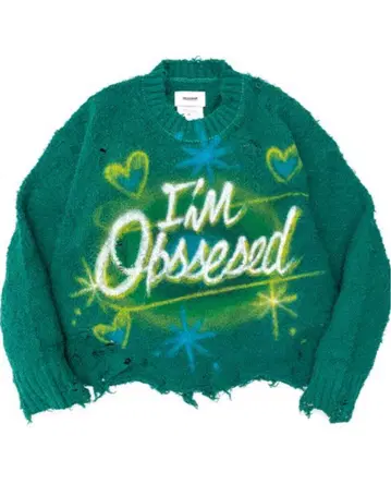 doublet 25SS 즉시 완판 니트 그린