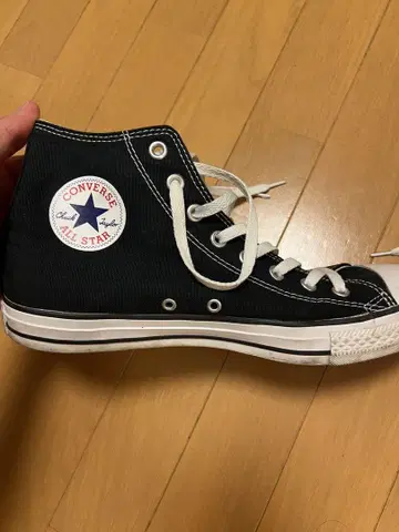 CONVERSE 하이컷 스니커즈 블랙 28cm