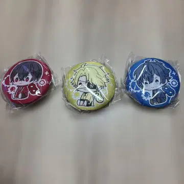 컬러풀 피치 캔뱃지 3개 세트