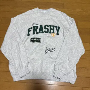 FRASHY 그레이 맨투맨 M