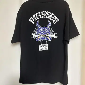 마시스 MASSES 티셔츠 블랙 L