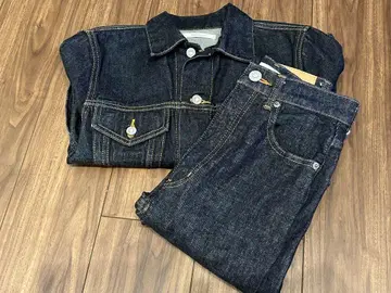 MOUSSY 다크 데님 자켓 셋업