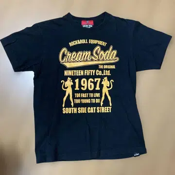 크림 소다 CRAM SODA 티셔츠 로커빌리 아메카지 락