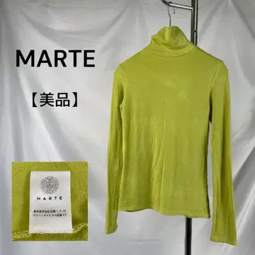 미치 MARTE 티셔츠 티셔츠 그린 하이넥 그린 봄/여름