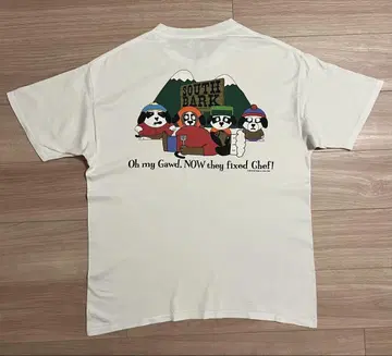 BIG DOGS 개 SOUTH BARK 캐릭터 패러디 티셔츠