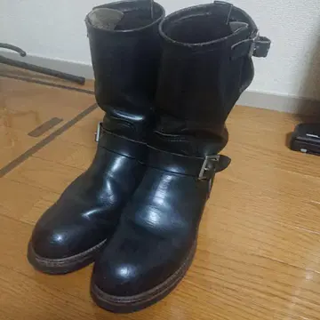 USA 빈티지 레드윙 PT91 엔지니어 부츠 8 하프 D 블랙