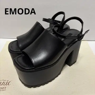 EMODA 에모다 통굽 탱크 힐 샌들