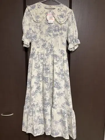 시마무라 아오키 미사코 원피스 토와르주이 패턴 M 사이즈