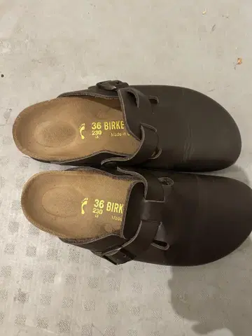 BIRKENSTOCK 브라운 사보 샌들 36