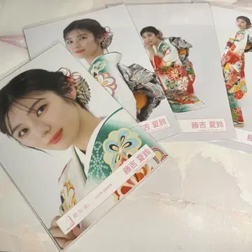 사쿠라자카46 후지요시 카린 브로마이드 2024년 후리소데 컴프