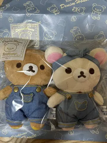 리락쿠마 코리락쿠마 데님 하우스 한정판 키링