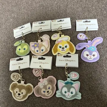 도쿄디즈니씨 닷피&프렌즈 키체인 7종 세트