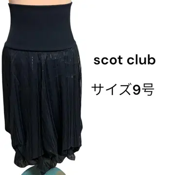 SCOT CLUB 벌룬 스커트 사이즈 9호 블랙