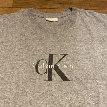 캘빈클라인 Calvin Klein 티셔츠 그레이 L XL 구제 의류