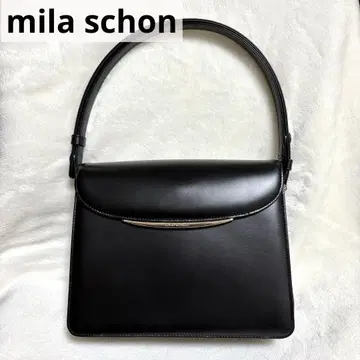 컨디션 최상 mila schon 밀라 쇤 2WAY 숄더 핸드백