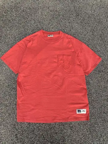90s Russell Athletic 포켓 T 셔츠 헤비 웨이트