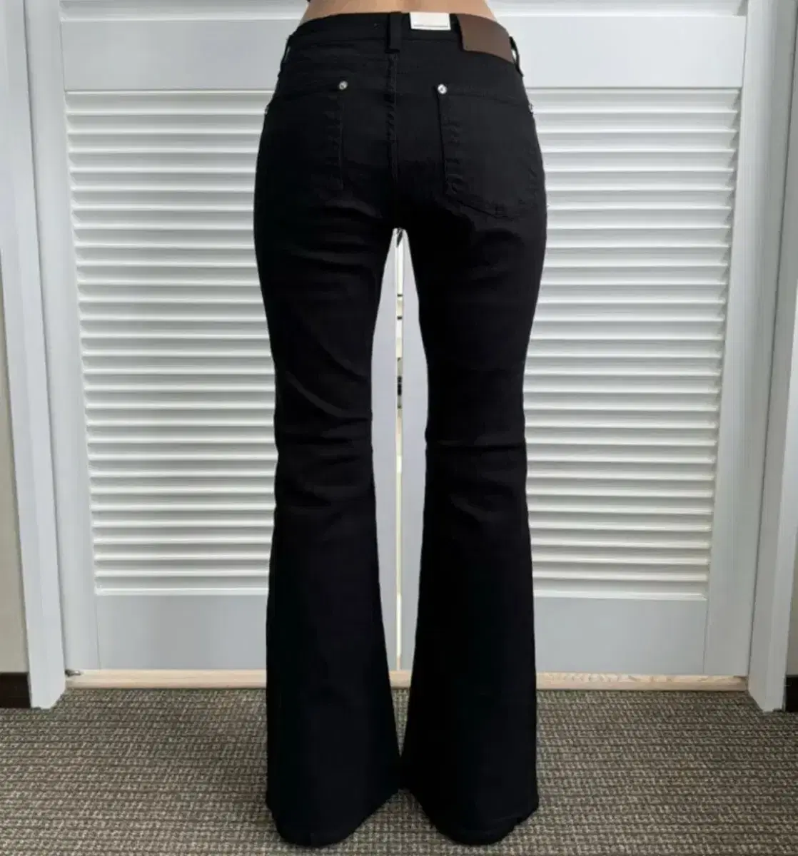 [yue project] u Project Black Low Bootcut