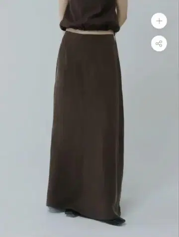 RAW STUDIO 브라운 스커트