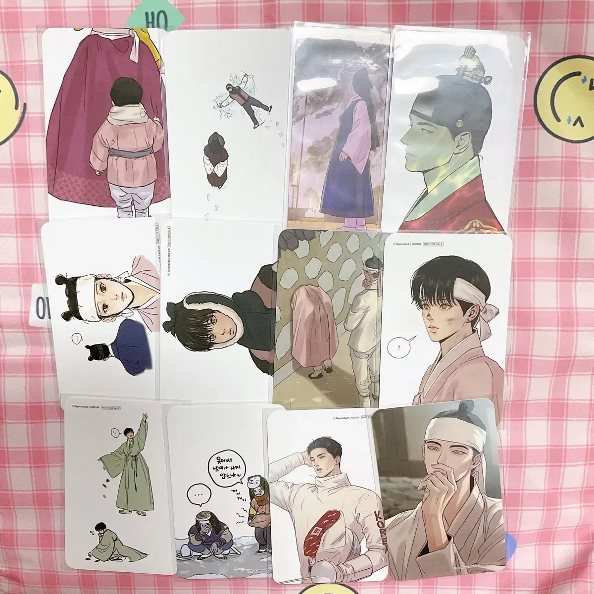 야화첩 모펀 포토카드