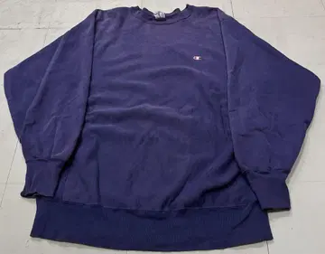 90s 챔피온 리버스 위브 XXL 빅 사이즈 가지 네이비 페이드