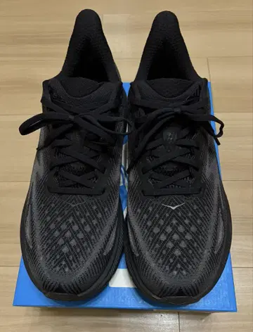 HOKA CLIFTON 9 WIDE 28.5cm 블랙