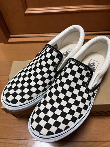 Vans V98CLA 슬립온 블랙/화이트 체크 8H