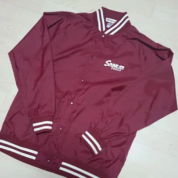 스냅온 Snap-on 나일론 자켓 점퍼 크림슨 컬러