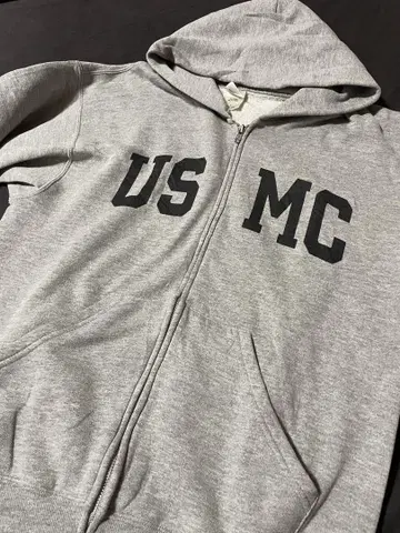 SOFFE 제 USMC 집업 후드티 L