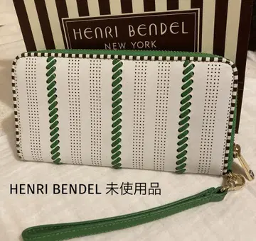 HENRI BENDEL 스트라이프 장지갑 미사용품