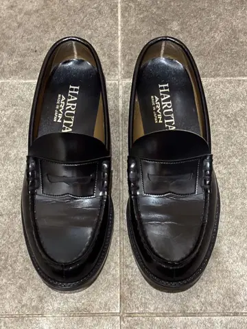 HARUTA 블랙 로퍼