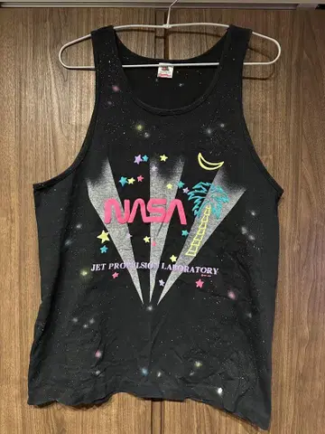 NASA 우주 탱크탑 90s USA제 fruit of the loom