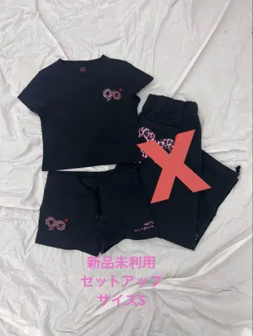 90 Logo Girl Cropped Tee Micro Shorts 세트