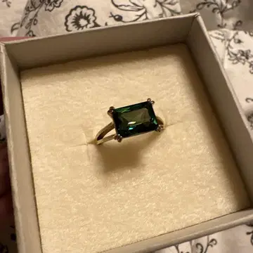 SWAROVSKI 그린 반지 #13