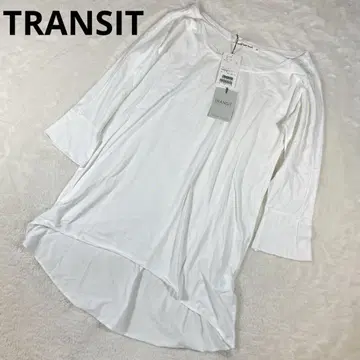 미사용 새상품 택 포함 트랜짓 이탈리아 셔츠 티셔츠 원피스 화이트