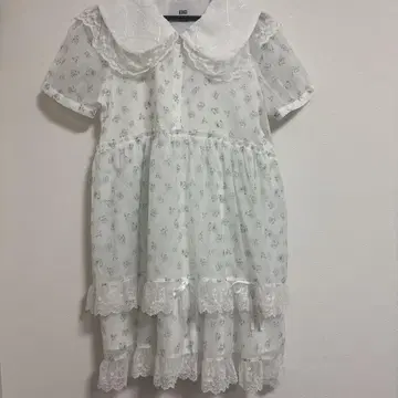 메리 제니 에어리 쁘띠 플라워 미니 원피스