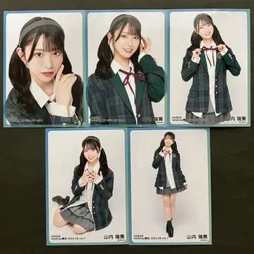 야마우치 미즈키 AKB48 브로마이드 5장 컴프 1