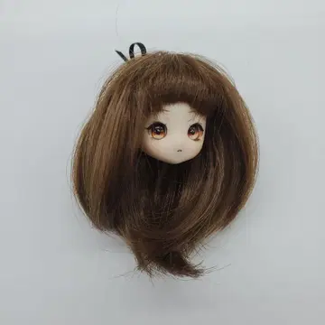 4 인치 가발 가발 동양인 포니 브라운