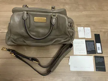 Marc Jacobs 그레이 가죽 핸드백