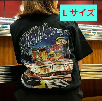 A&W 티셔츠 L 사이즈 마키미나토점 한정판 MAKIMINATO TEE