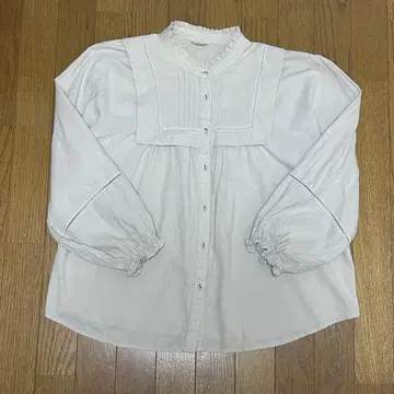 사만사 모스모스 면 린넨 레이스 상의 F 사이즈