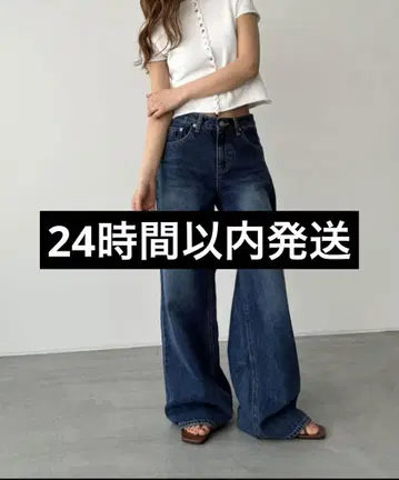 CANAL JEAN El mar 로우웨스트 데님 팬츠