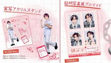 실사 아크릴 스탠드 아호노 사카타. 옆집의 사카타. nurse 증명 사진