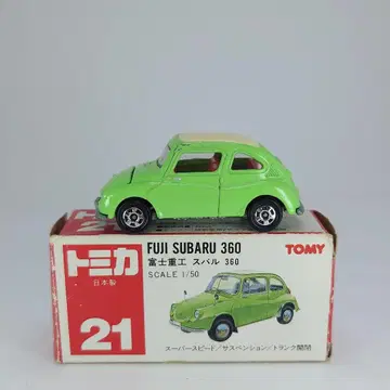 일본제 TOMY 토미카 후지 중공업 스바루 360 NO.21 1/50