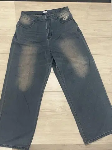 MSG 빈티지 라이크 케미컬/오버다이 데님 데님 팬츠