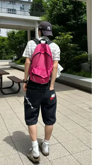 엔도 모리 씨 애용 UTDOOR 백팩 핑크