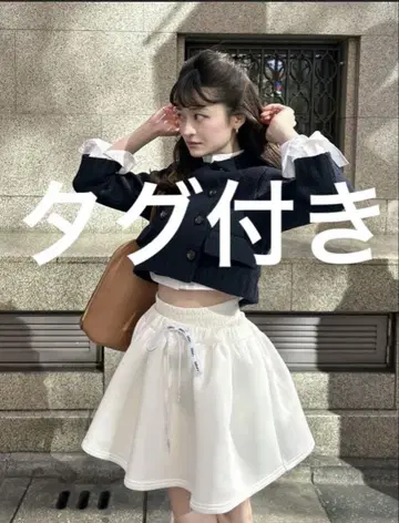 Bibiy. NELLY MINI SKIRT NAVY 새상품