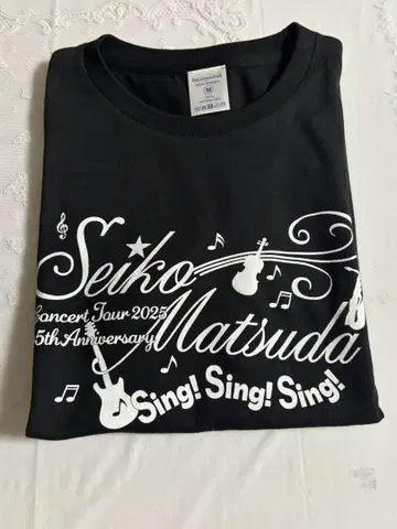 마츠다 세이코 콘서트 투어 2025 티셔츠 M 사이즈